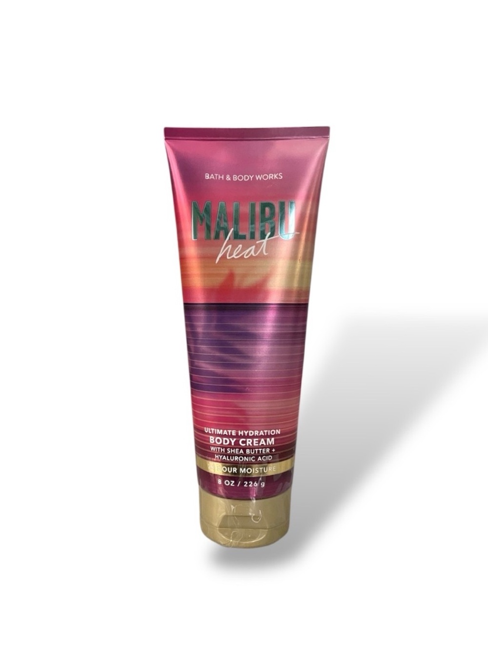 Bath & Body Works Malibu Heat Ultimate Hydration Body Cream - Pink & Gold
